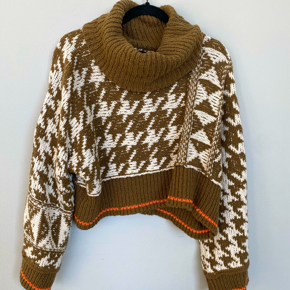 Free people cropped sweater